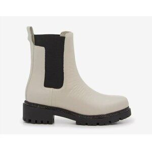 DKNY / Rick / Vanilla Bone & Black / Ankle Boots / Memory foam / Size US Size 1